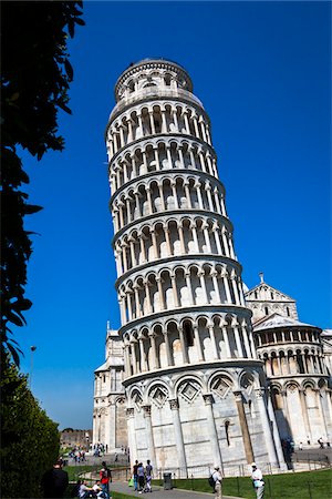 The Leaning Tower of Pisa, Tuscany, Italy Stock Photo - Rights-Managed, Code: 700-06367810