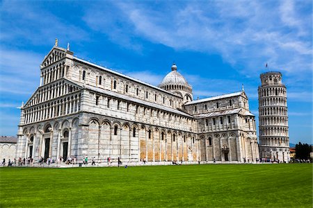 The Leaning Tower of Pisa, Tuscany, Italy Foto de stock - Con derechos protegidos, Código: 700-06367811