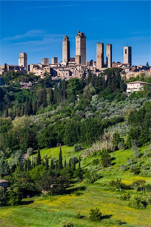 San Gimignano, Siena Province, Tuscany, Italy Stock Photo - Rights-Managed, Code: 700-06367893