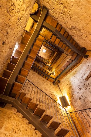 Intérieur du Campanile de Duomo di Chiusi, Chiusi, Province de Sienne, Toscane, Italie Photographie de stock - Rights-Managed, Code: 700-06368023