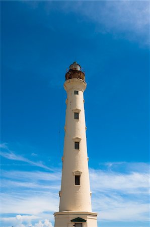simsearch:600-06431260,k - California Lighthouse Against Blue Sky, near Arashi Beach, Aruba, Lesser Antilles, Dutch Antilles Photographie de stock - Rights-Managed, Code: 700-06439084