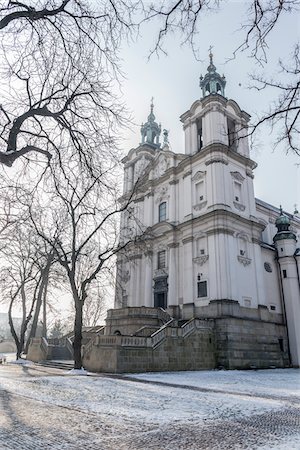 St Stanislaus Church at Skalka, Krakow, Lesser Poland Voivodeship, Poland Stock Photo - Rights-Managed, Code: 700-06452208