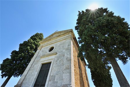 simsearch:600-06732623,k - Chapel of Vitaleta in Summer, San Quirico d'Orcia, Province of Siena, Tuscany, Italy Stockbilder - Lizenzpflichtiges, Bildnummer: 700-06512923