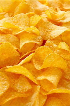 Close-up still life of potato chips Stock Photo - Rights-Managed, Code: 700-06714122