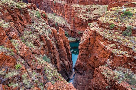 sedimentary - Oxer Lookout, Karijini National Park, The Pilbara, Western Australia, Australia Stock Photo - Rights-Managed, Code: 700-06841537