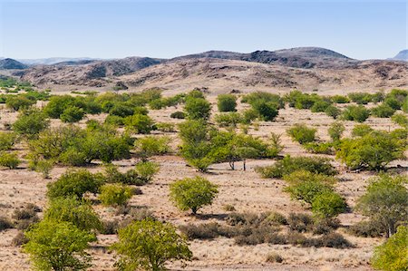 Scenic view of desert landscape, Damaraland, Kunene Region, Namibia, Africa Photographie de stock - Rights-Managed, Code: 700-07067258