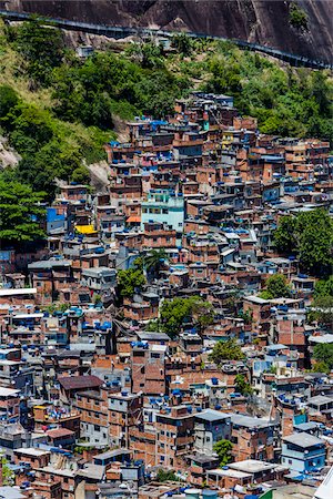 Rocinha Favela on Hillside, Rio de Janeiro, Brazil Stock Photo - Rights-Managed, Code: 700-07204055