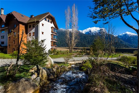Hotel Puella, Peulla, Parque Nacional Vicente Perez Rosales, Patagonia, Chile Stock Photo - Rights-Managed, Code: 700-07202726