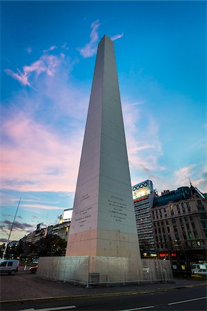 Obelisco de Buenos Aires, Plaze de la Republica, Buenos Aires, Argentina Stock Photo - Rights-Managed, Code: 700-07237775