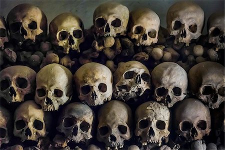 peru and culture - Skulls found inside the Cathedral of Lima in Plaza de Armas in downtown Lima, Peru Stock Photo - Rights-Managed, Code: 700-07279052