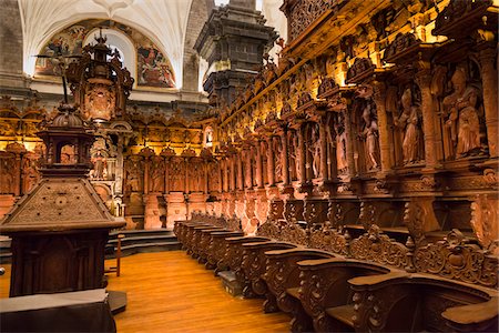 Interior of Cathedral of Santo Domingo, Cusco, Peru Photographie de stock - Rights-Managed, Code: 700-07279077