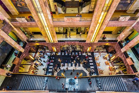 steps high angle - Looking Down in Palacio de Bellas Artes, Mexico City, Mexico Stock Photo - Rights-Managed, Code: 700-07279455