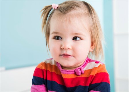 portrait of little girl - Portrait of Baby Girl in Doctor's Office Stock Photo - Rights-Managed, Code: 700-07453696