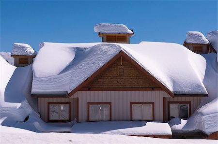 snowy chalet - Big White Ski Resort near Kelowna, British Columbia, Canada Stock Photo - Rights-Managed, Code: 700-07519282