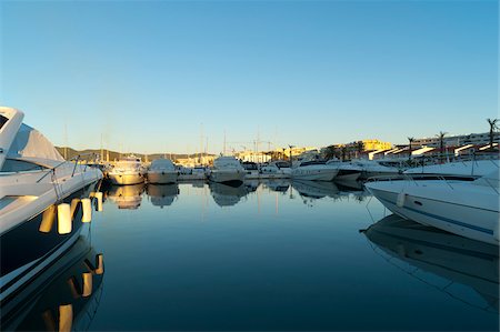 View of the boats, La Marina, Port of Ibiza, Eivissa, Ibiza, Balearic Islands, Spain, Mediterranean, Europe Stock Photo - Rights-Managed, Code: 700-07698548