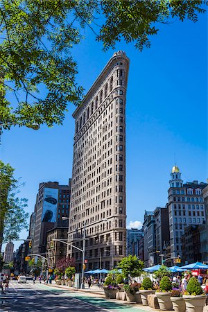 simsearch:700-07744961,k - Flatiron Building, New York City, New York, USA Photographie de stock - Rights-Managed, Code: 700-07744952