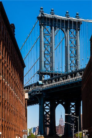 simsearch:700-07744961,k - Manhattan Bridge, New York City, New York, USA Photographie de stock - Rights-Managed, Code: 700-07745123