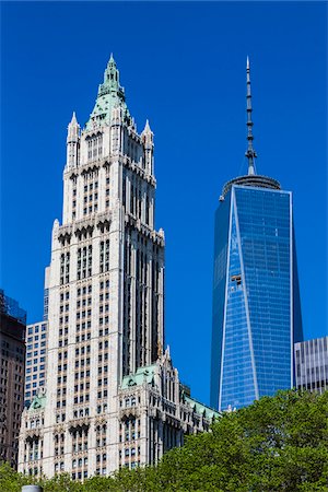 simsearch:700-07744961,k - Freedom Tower, New York City, New York, USA Photographie de stock - Rights-Managed, Code: 700-07745138