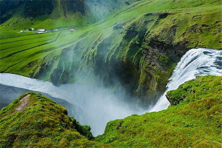 simsearch:700-07745169,k - Scenic at Skogafoss, Iceland Stock Photo - Rights-Managed, Code: 700-07745171