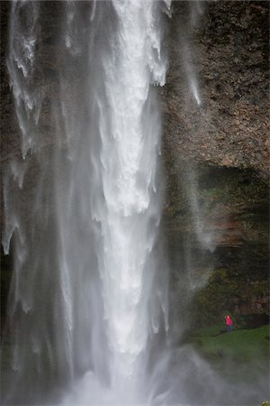 simsearch:700-07745169,k - Close-up of waterfall, Seljalandsfoss in spring, Iceland Stock Photo - Rights-Managed, Code: 700-07760025