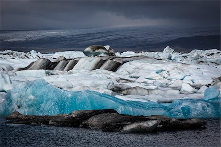 Close-up of glacial ice in lake, Jokulsarlon, Iceland Stock Photo - Rights-Managed, Code: 700-07760063