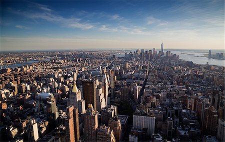 simsearch:700-03692004,k - Aerial View of New York City Skyline, New York, USA Stock Photo - Rights-Managed, Code: 700-07760341
