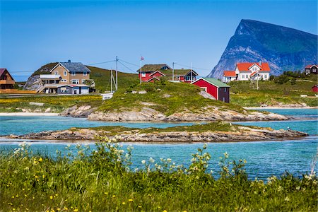 Sommaroy, Kvaloya Island, Tromso, Norway Stock Photo - Rights-Managed, Code: 700-07784073