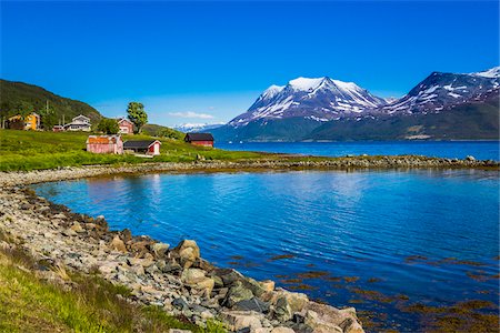 Bakkejord, Kvaloya Island, Tromso, Norway Stock Photo - Rights-Managed, Code: 700-07784084
