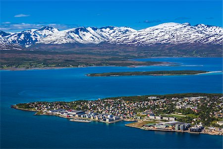 Overview of Tromso, Troms, Norway Stock Photo - Rights-Managed, Code: 700-07784183