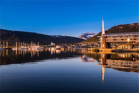 Midnight Sun, Tromso, Troms, Norway Stock Photo - Rights-Managed, Code: 700-07784192