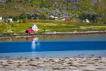 Bo, Flakstadoya, Lofoten Archipelago, Norway Stock Photo - Rights-Managed, Code: 700-07784287