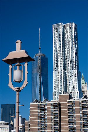 8 Spruce Street, New York by Gehry, Manhattan, New York City, New York, USA Stock Photo - Rights-Managed, Code: 700-07784349