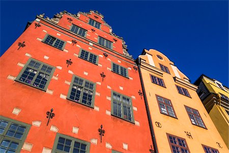 simsearch:700-07783846,k - Close-up of buildings at Stortorget, Gamla Stan (Old Town), Stockholm, Sweden Stock Photo - Rights-Managed, Code: 700-07783808