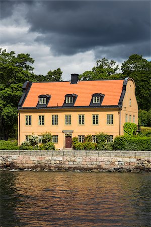 scandinavian (places and things) - Traditional home, Stockholm, Sweden Stock Photo - Rights-Managed, Code: 700-07783854