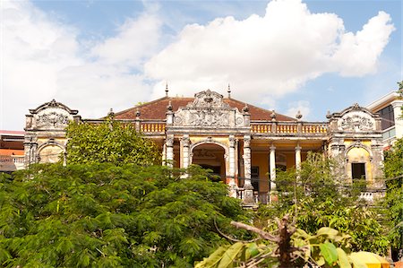 royal palace - French Colonial building (La Mansion and Villa Bodega) near the Royal Palace, Phnom Penh, Cambodia, Indochina, Southeast Asia, Asia Stock Photo - Rights-Managed, Code: 700-07803142