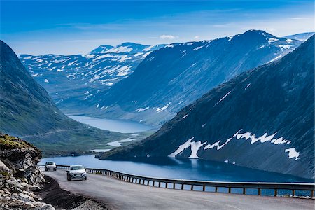 road landscape - View from Dalsnibba lookout, Geiranger, More og Romsdal, Western Norway, Norway Stock Photo - Rights-Managed, Code: 700-07849709