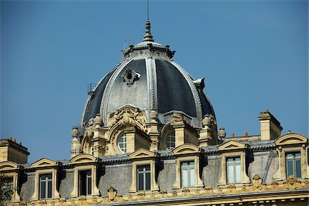 peter reali - Dome and Chimneys on top of Building, Paris, France Stock Photo - Rights-Managed, Code: 700-08059888