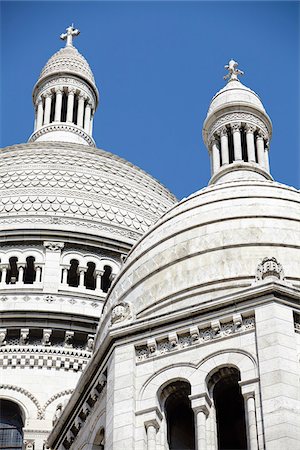 Basilique du Sacre Coeur, Montmartre, Paris, France Stock Photo - Rights-Managed, Code: 700-08059897