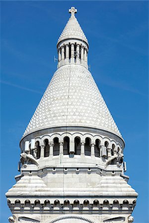 peter reali - Architectural Detail of Basilique du Sacre Coeur, Montmartre, Paris, France Stock Photo - Rights-Managed, Code: 700-08059899