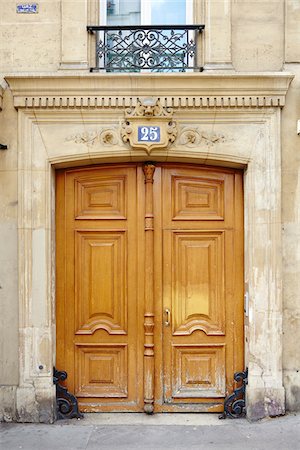 peter reali - Wooden Doors, Paris, France Stock Photo - Rights-Managed, Code: 700-08059902