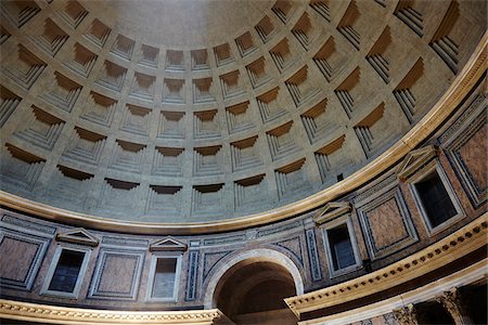 simsearch:855-08420585,k - Interior of Dome in Pantheon, Rome, Lazio, Italy Stock Photo - Rights-Managed, Code: 700-08102831