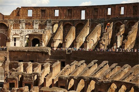 Interior of Colosseum, Rome, Lazio, Italy Stock Photo - Rights-Managed, Code: 700-08102846