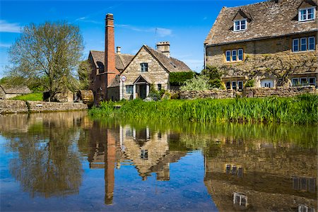 simsearch:700-04003402,k - Old Watermill, River Eye, Lower Slaughter, Gloucestershire, The Cotswolds, England, United Kingdom Stock Photo - Rights-Managed, Code: 700-08122121