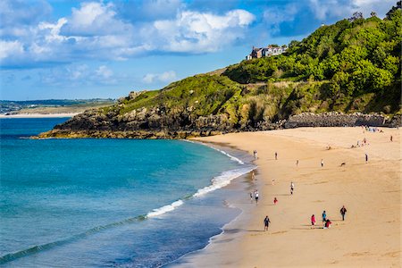 south west england - Porthminster Beach, St. Ives, Cornwall, England, United Kingdom Stock Photo - Rights-Managed, Code: 700-08122259
