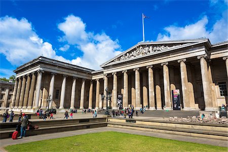 famous place in london - British Museum, Bloomsbury, London, England, United Kingdom Stock Photo - Rights-Managed, Code: 700-08146011