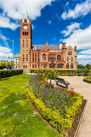 Guildhall, Londonderry, County Londonderry, Northern Ireland, United Kingdom Stock Photo - Rights-Managed, Code: 700-08146137