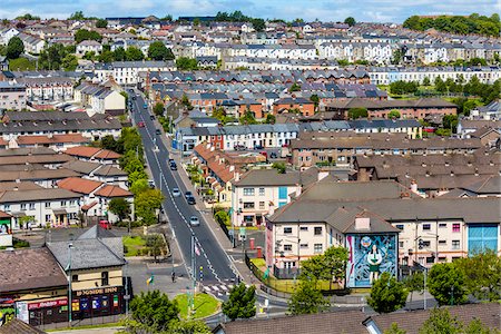 Bogside, Londonderry, County Londonderry, Northern Ireland, United Kingdom Stock Photo - Rights-Managed, Code: 700-08146145