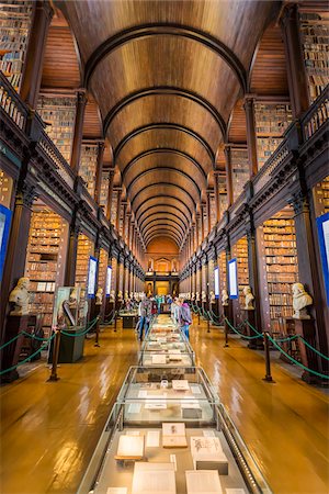 Trinity College Library, Dublin, Leinster, Ireland Stock Photo - Rights-Managed, Code: 700-08146303