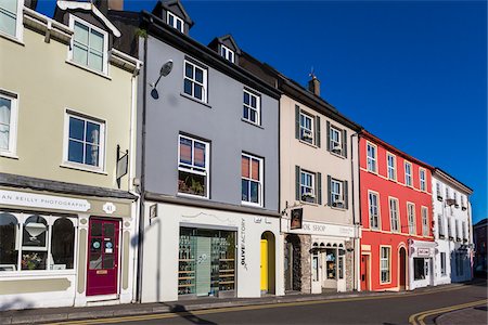 perspective - Buildings and street scene, Kinsale, County Cork, Ireland Stock Photo - Rights-Managed, Code: 700-08146351