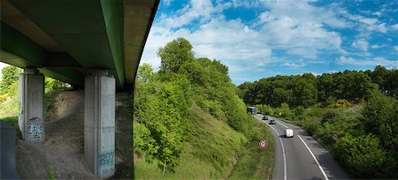 Highway Junction in Summer near Paris, France Stock Photo - Rights-Managed, Code: 700-08232330